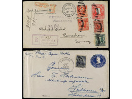 PUERTO RICO. 1905-09. 2 Covers US Occupation. - Autres & Non Classés