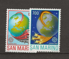 1988 MNH San Marino, Mi 1350-51 Postfris** - Unused Stamps