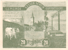 Autriche, Guntramsdorf, 20 Heller, Usine, 1920, 1920-08-31, SPL, Mehl:FS 310a - Oesterreich