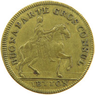 FRANCE JETON AN 7 Napoleon I. (1804-1814, 1815) BUONAPARTE GROS CONSUL #sm05 1053 - Autres & Non Classés