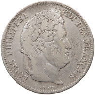 FRANCE 5 FRANCS 1841 W LILLE LOUIS PHILIPPE I. (1830-1848) #t026 0037 - 5 Francs