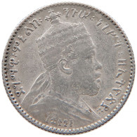 ETHIOPIA GHESRH 1895 Menelik II. 1889-1913 #t022 0481 - Aethiopien