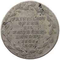 DENMARK 1/6 RIGSDALER 1808 MF Frederik VI. 1808-1839. #t026 0179 - Danemark