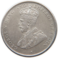 CEYLON 50 CENTS 1922 George V. (1910-1936) #t024 0091 - Sri Lanka (Ceylon)