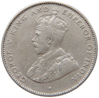 CEYLON 50 CENTS 1927 George V. (1910-1936) #t022 0719 - Sri Lanka (Ceylon)