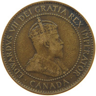 CANADA CENT 1907 Edward VII. (1901 - 1910) #t023 0107 - Canada