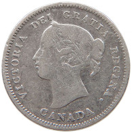 CANADA 5 CENTS 1900 Victoria 1837-1901 #t023 0177 - Canada