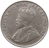 CANADA 5 CENTS 1936 George V. (1910-1936) #t023 0253 - Canada