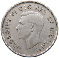 CANADA 50 CENTS 1945 George VI. (1936-1952) #t024 0373 - Canada