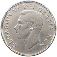 CANADA 50 CENTS 1951 George VI. (1936-1952) #t025 0101 - Canada