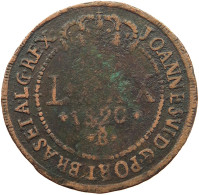 BRAZIL 80 REIS 1820 B JOAO VI. 1816–1826 #sm05 0917 - Brasilien