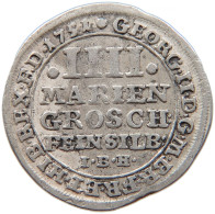 BRAUNSCHWEIG CALENBERG HANNOVER 4 MARIENGROSCHEN 1751 Georg II. 1727-1760 #t022 0627 - Other & Unclassified