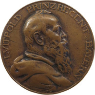 BAYERN MEDAILLE  LUITPOLD, Von Akerberg. Jubiläums-Landes-Industrie-Gewerbe Und Kunst AusstellunG #sm05 1079 - Andere & Zonder Classificatie