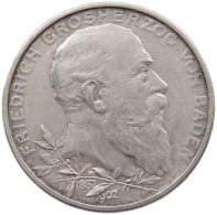 BADEN 2 MARK 1902 Friedrich I. (1856-1907) #t026 0145 - Altri & Non Classificati