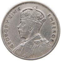 MAURITIUS 1/4 RUPEE 1936 George V. (1910-1936) #t022 0599 - Maurice