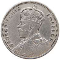 MAURITIUS 1/4 RUPEE 1936 George V. (1910-1936) #t022 0599 - Mauritius