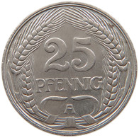 KAISERREICH 25 PFENNIG 1912 A  #t029 0173 - 25 Pfennig