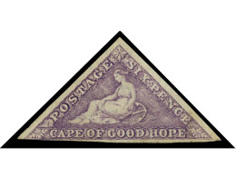 * CABO DE BUENA ESPERANZA. 1858. 6 P. Pale Rose-lilac. One Tight Margin. Yv. 5 Cat. 1.100€. SG.7. - Other & Unclassified