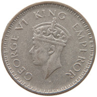 INDIA BRITISH 1/4 RUPEE 1943 L George VI. (1936-1952) #t024 0043 - Inde