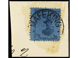 ° CABO DE BUENA ESPERANZA. 1900. MAFEKING SIEGE. 3 P. Pale Blue, Tied To Small Piece Off Centered. Yv. 22 Cat. 600€. SG. - Other & Unclassified