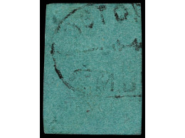 ° NATAL. 1857-61. 6 P. Green. Small Pin Hole. B.P.A. Certificate. Yv. 5 Cat. 1.500€. SG.5. - Autres & Non Classés