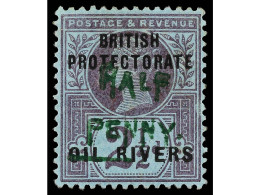 * COSTA DE NIGER. 1893. PROTECTORATE. 1/2 P. Green On 2 1/2 P. Yv. 8k Cat. 425€. SG.33. - Other & Unclassified