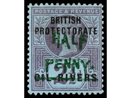 * COSTA DE NIGER. 1893. PROTECTORATE. 1/2 P. Green On 2 1/2 P. Yv. 8k Cat. 425€. SG.33. - Otros & Sin Clasificación