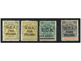 * NYASSALAND. 1892-95. BRITISH CENTRAL AFRICA. 3 Values, Complete Set. 4 S. On 5 S. Two Items. Yv. 17/19 Cat. 590€. SG.1 - Otros & Sin Clasificación