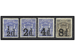 * RHODESIA. 1892. FOUR Values, Complete Set. Yv. 12/5 Cat. 600€. SG.14/17. - Autres & Non Classés