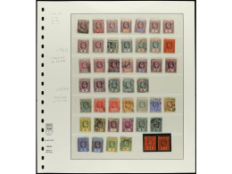 SIERRA LEONA. SIERRA LEONE. Collection In Album Pages From 1903 To 1935. Stamps And Complete Sets In Mint And Used Condi - Autres & Non Classés