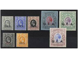 * TANGANIKA. 1921-22. BRITISH OCCUPATION OF GERMAN EAST AFRICA. Complete Sets. Yv. 18/23, 24/5 Cat. 325€. SG.63/8, 72/3. - Altri & Non Classificati