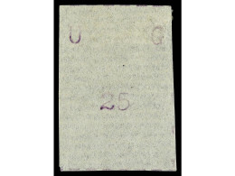 (*) UGANDA. 1895. 25 C. Violet, Narrow Letters, Narrow Stamp. SG. 39 Cat. 1.800£. Yv.5. - Autres & Non Classés
