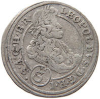 HAUS HABSBURG 3 KREUZER 1696 BRIEG LEOPOLD I. (1657-1705) #t028 0201 - Autriche