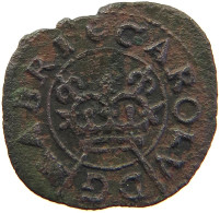 GREAT BRITAIN ROSE FARTHING  CHARLES I. (1625-1649) #t027 0207 - 1485-1662: Tudor/Stuart