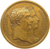 FRANCE MEDAILLE 1804 Napoleon I, Josephine . Commemorating The Coronation Celebrations At PARIS #sm05 0997 - Royal / Of Nobility