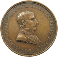 FRANCE MEDAILLE 1802-3 Napoleon I. (1804-1814, 1815) PAIX DE LUNEVILLE #sm05 0983 - Royal / Of Nobility