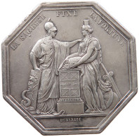 FRANCE JETON AN VIII Jeton Banque De France Argent #sm05 1005 - Royaux / De Noblesse