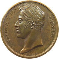 FRANCE MEDAILLE 1825 Charles X. (1824-1830) Sacre à Reims Le 29 Mai 1825, Par Gayrard #sm05 0993 - Monarchia / Nobiltà