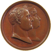 FRANCE MEDAILLE 1810 Napoleon I. (1804-1814, 1815) Vermählung Mit Maria Louise In Paris #sm05 1027 - Monarquía / Nobleza