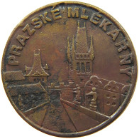 CZECHOSLOVAKIA KORUNA  PRAŽSKÉ MLÉKÁRNY ZALOHA 1 KČ #sm05 0973 - Tchécoslovaquie