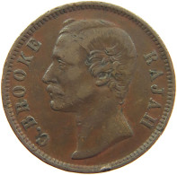 SARAWAK CENT 1882 C. Brooke (1868-1917) #t024 0279 - Colonias