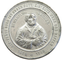 REFORMATION MEDAILLE 1883 MARTIN LUTHER Medaille Martin Luther 400 Jahre Reformation #sm05 1075 - Royal/Of Nobility
