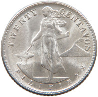 PHILIPPINES US 20 CENTAVOS 1944 D  #t024 0331 - Philippines