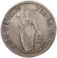 PERU 8 REALES 1834 MM  #t029 0017 - Pérou