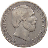 NETHERLANDS GULDEN 1865 Willem III. 1849-1890 #t027 0155 - 1849-1890: Willem III.