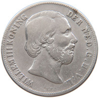 NETHERLANDS GULDEN 1855 Willem III. 1849-1890 #t027 0163 - 1849-1890 : Willem III