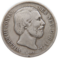 NETHERLANDS GULDEN 1851 Willem III. 1849-1890 #t027 0169 - 1849-1890 : Willem III