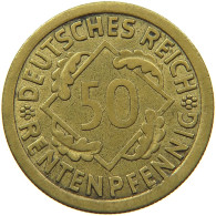 WEIMARER REPUBLIK 50 RENTENPFENNIG 1923 A  #t029 0205 - 50 Renten- & 50 Reichspfennig