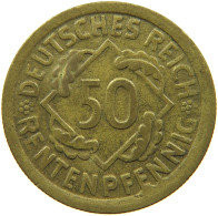 WEIMARER REPUBLIK 50 RENTENPFENNIG 1924 G  DIE ERROR #t029 0209 - 50 Renten- & 50 Reichspfennig