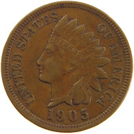 UNITED STATES OF AMERICA CENT 1905 INDIAN HEAD #t024 0141 - 1859-1909: Indian Head